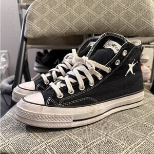 Converse - Chuck Taylor / All Star 70 Hi x Stussy Black - Size 8